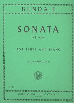 Sonata F major for flute and piano Sonata F major for flute and piano