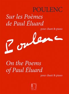 Cover Sur les počmes de Paul Eluard pour voix et piano