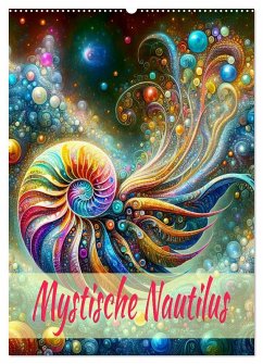 Mystische Nautilus (Wandkalender 2025 DIN A2 hoch), CALVENDO Monatskalender - Calvendo;Djeric, Dusanka