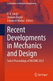 Recent Developments in Mechanics and Design (eBook, PDF)