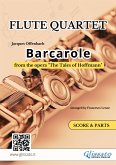 Flute Quartet "Barcarole" by Offenbach - score & parts (fixed-layout eBook, ePUB)