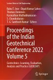 Proceedings of the Indian Geotechnical Conference 2022 Volume 5 (eBook, PDF)