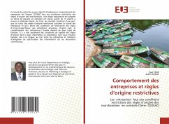 Cover Comportement des entreprises et règles d'origine restrictives