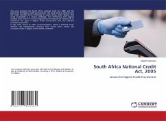 Cover South Africa National Credit Act, 2005