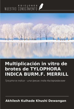 Multiplicación in vitro de brotes de TYLOPHORA INDICA BURM.F. MERRILL - Khushi Dewangan, Akhilesh Kulhade