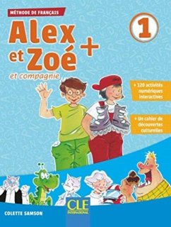 Cover Alex et Zoe + 1: Livre de l'eleve + CD