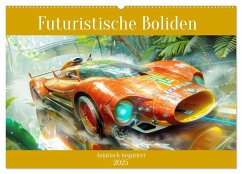 Futuristische Boliden - Asiatisch inspiriert (Wandkalender 2025 DIN A2 quer), CALVENDO Monatskalender - Calvendo;Brunner-Klaus, Liselotte