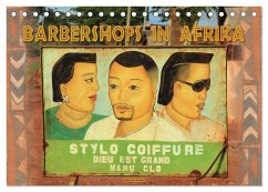 Barbershops in Afrika (Tischkalender 2025 DIN A5 quer), CALVENDO Monatskalender - Calvendo;Gerner, Gabriele