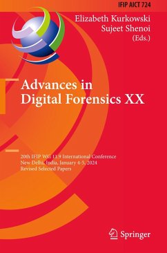 Cover Advances in Digital Forensics XX