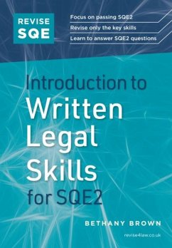 Revise SQE Introduction to Written Legal Skills for SQE2 - Brown, Bethany