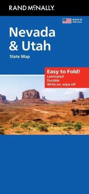 Cover Rand McNally Easy to Fold: Nevada & Utah State Laminated Map