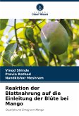 Reaktion der Blattnahrung auf die Einleitung der Blüte bei Mango