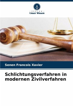 Cover Schlichtungsverfahren in modernen Zivilverfahren