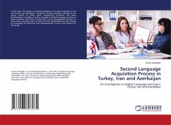 Cover Second Language Acquisition Process in Turkey, Iran and Azerbaijan
