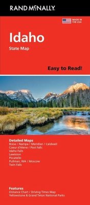 Rand McNally Easy to Read: Idaho State Map - Rand Mcnally