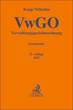 Cover Verwaltungsgerichtsordnung. VwGO