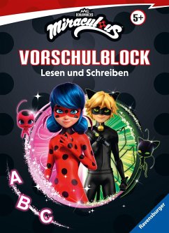 Cover Miraculous - Mein Vorschulblock Lesen und Schreiben