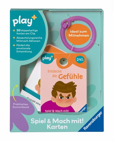 Play+ Spiel & Mach mit! Karten: Entdecke die Gefühle Play+ Spiel & Mach mit! Karten: Entdecke die Gefühle