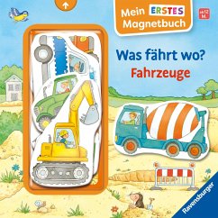 Mein erstes Magnetbuch: Was fährt wo? Fahrzeuge - Magnet-Spielbuch ab 12 Monaten, Kinderbuch ab 1 Jahr - Grimm, Sandra