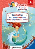 Leserabe Sonderausgaben - Geschichten von Meermädchen - Silbe für Silbe lesen lernen