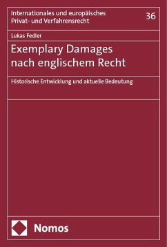 Exemplary Damages nach englischem Recht - Fedler, Lukas