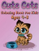 Cute Cats Coloring Book for Kids Ages 4-8