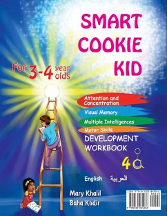 Smart Cookie Kid For 3-4 Year Olds Educational Development Workbook (Arabic - العربية ) 4A - Khalil, Mary; Kodir, Baha
