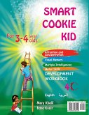 Smart Cookie Kid For 3-4 Year Olds Educational Development Workbook (Arabic - العربية ) 4C