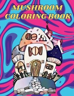 Cover Mushroom Coloring Book