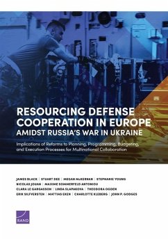 Resourcing Defense Cooperation in Europe Amidst Russia's War in Ukraine - Black, James; Silfversten, Erik; Eken, Mattias; Kleberg, Charlotte; Godges, John P; Deeks, Stuart; McKernan, Megan; Young, Stephanie; Jouan, Nicolas; Antoniou, Maxime Sommerfeld; Gargasson, Clara Le; Slapakova, Linda; Ogden, Theodora