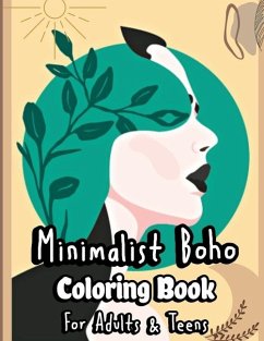 Minimalist Boho Coloring Book For Adults & Teens - Nikolas Norbert