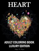 Heart Adult Coloring Book Luxury Edition