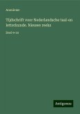 Tijdschrift voor Nederlandsche taal-en letterkunde. Nieuwe reeks