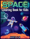 Space Coloring Book for Kids Ages 4-8