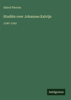 Cover Studiën over Johannes Kalvijn