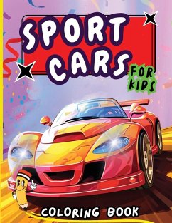 Cover Sport Cars Coloring Book for Kids