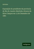 Exposição do presidente da provincia do Rio de Janeiro Martinho Alvares da Silva Campos em 13 de Dezembro de 1881