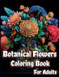 Botanical Flowers Coloring book for... - Bild 1