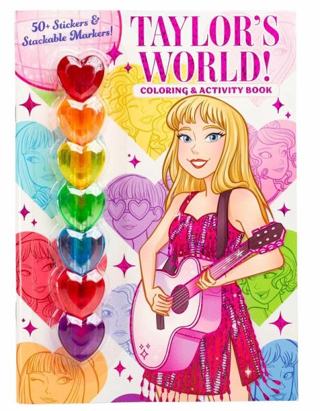 Taylor's World: Coloring and Activity Book with 7 Heart-Shaped Stackable Markers Taylor's World: Coloring and Activity Book with 7 Heart-Shaped Stackable Markers