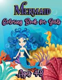 Mermaid Coloring Book for Girls Ages 4-8