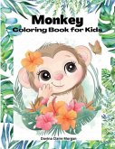 Monkey Coloring Book for kids