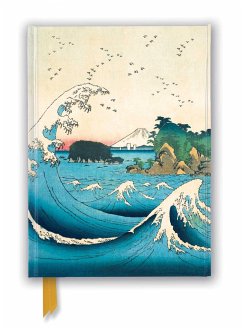 Hiroshige II: The Seven-Mile Beach in Sagami Province (Foiled Journal) - Flame Tree Publishing