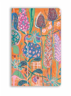 Lucy Innes Williams: Orange Hydrangeas (Soft Touch Journal) - Flame Tree Publishing