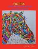 Horse Adult Coloring Book Luxury Edition