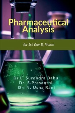 Pharmaceutical Analysis - L Surendra Babu; S Prasanthi; N Usha Rani