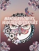 Mandala Flowers, Hearts & Butterflies