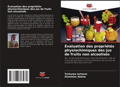 Évaluation des propriétés physiochimiques des jus de fruits non alcoolisés - Iortyom, Terkuma;Abana, Stanislas