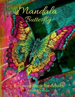 Mandala Butterfly Coloring Book for Adults - Davina Claire Morgan