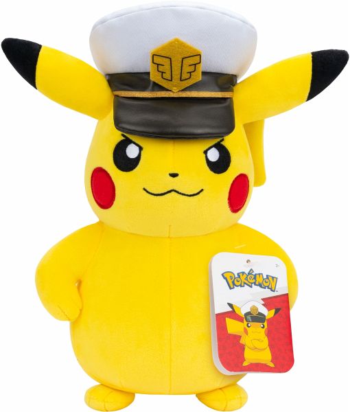 Pokémon Captain Pikachu, 20cm Plüsch