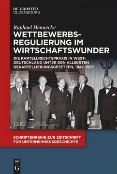 Cover Wettbewerbsregulierung im Wirtschaftswunder
